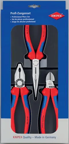 Zangensatz Montage-Paket Inh.3tlg.Ku.-Tiefziehteil KNIPEX