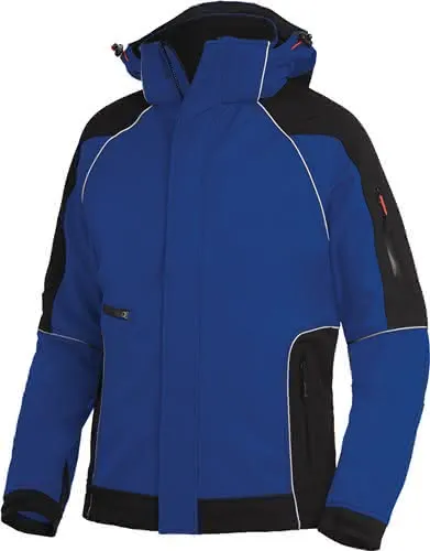 Softshelljacke WALTER Gr.M royal/schwarz 96% PES/4% EL
