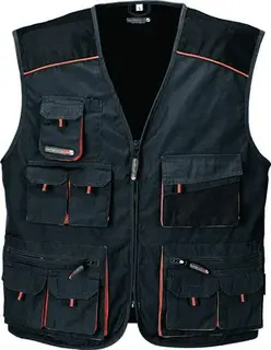 Weste Gr.54 dunkelgrau/schwarz/orange TE RRATREND