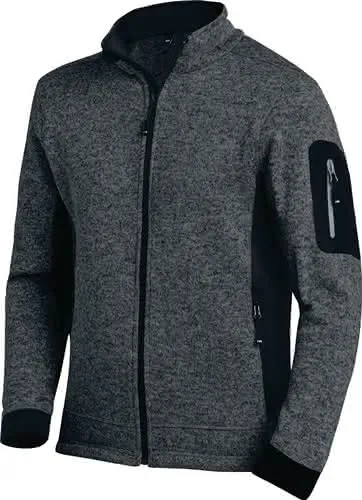 Strick-Fleecejacke CHRISTOPH Gr.L anthra zit/schwarz FHB