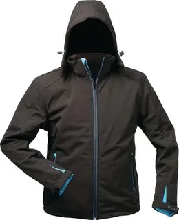 Wintersoftshelljacke Uranos Gr.XXL schwa rz/blau ELYSEE