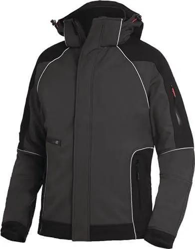 Softshelljacke WALTER Gr.XXL anthrazit/s chwarz