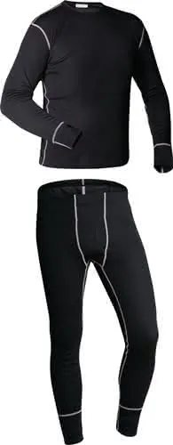 Thermofunktionsunterwäscheset DELPHI Gr. XL schwarz ELYSEE