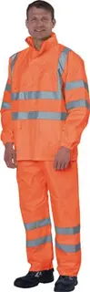 Warnschutzregenhose Gr.XXL orange PREVEN T