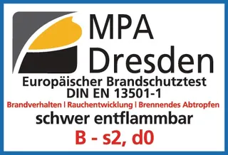 Spritzerschutzdecke JT 900 HT E-Glasgewe be m. beidseit.HT-Besch.L1000xB2000ca.mm