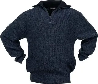 Pullover Gr.XXL schwarz/blau-meliert 100% PES