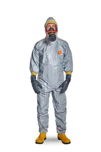 Schutzoverall Tychem® 6000 F Gr.L grau P SA III DUPONT