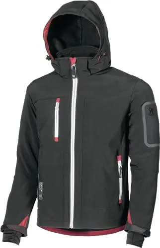 Softshelljacke Metropolis Gr.M schwarz/c arbon U.POWER