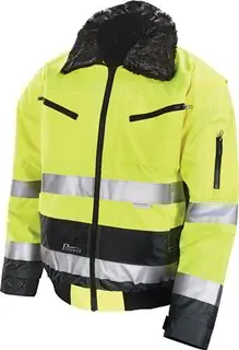 Warnschutz-Pilotenjacke Gr.M gelb/grau P REVENT