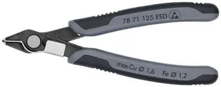 Elektronikseitenschneider Super-Knips® L.125mm Form 7 Facette nein brün.