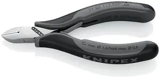 Elektronikseitenschneider L.115mm Form 0 Facette ja,kl.spiegelpol.KNIPEX