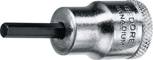 Steckschlüsseleinsatz IN 30 3/8 Zoll Innen-6-kant SW 7mm L.47mm GEDORE