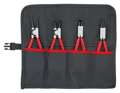 Sicherungsringzangensatz 4-tlg.in Rolltasche 19-60mm KNIPEX