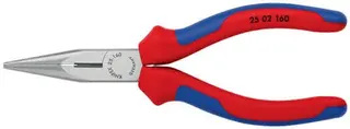 Flachrundzange L.160mm flach/rund ger.pol.Mehrkomp.-Hüllen KNIPEX – Bild 3