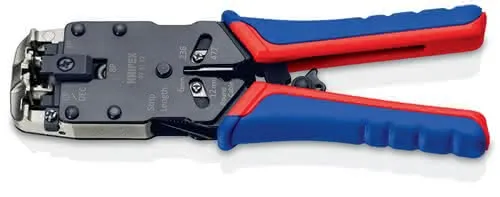Crimpzange f.Westernstecker L.200mm KNIPEX