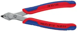 Elektronikseitenschneider Super-Knips® INOX L.125mm Form 2 Facette nein pol.