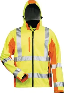 Warnschutz-Softshelljacke JIM Gr.XXL gel b/orange