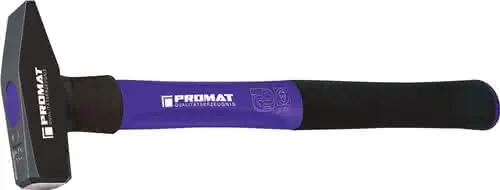 Schlosserhammer 500g Stiel-L.320mm 3-Komponentenstiel m.Stahlschutzhülse
