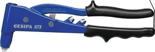 Handblindnietsetzgerät NTX-F L.260mm Arbeitsber.2,4-5mm m.Öffnungsf.GESIPA