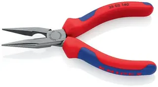 Flachrundzange L.140mm flach/rund ger.pol.Mehrkomp.-Hüllen KNIPEX – Bild 2