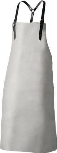 Brustlatzschürze Knut L.ca.100xB.ca.80cm grau Spaltleder FELDTMANN