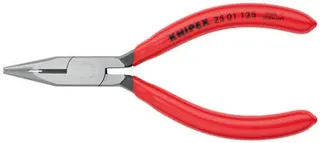 Flachrundzange L.125mm flach/rund ger.pol.Ku.-Überzug KNIPEX – Bild 2