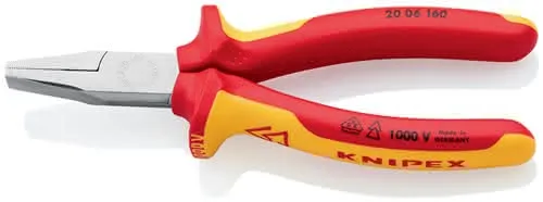 Flachzange Gesamt-L.160mm verchr. Spezialwerkzeugstahl Kopf verchr.