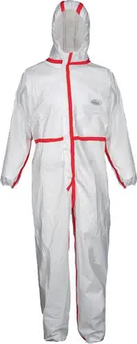 Schutzoverall CoverStar Plus® Gr.XXL wei ß/rot PSA III COVERSTAR