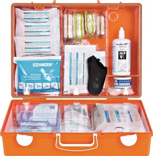 Erste Hilfe Koffer Beruf SPEZIAL Werksta tt B400xH300xT150ca.mm orange SÖHNGEN – Bild 4