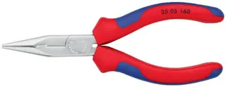 Flachrundzange L.140mm flach/rund ger.Mehrkomp.-Hüllen KNIPEX – Bild 2