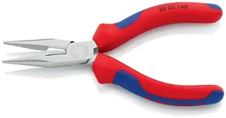 Flachrundzange L.140mm flach/rund ger.Mehrkomp.-Hüllen KNIPEX – Bild 3