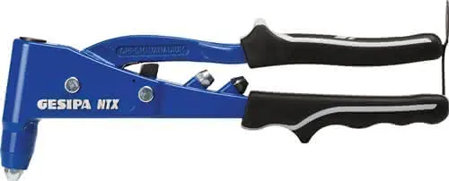 Handblindnietsetzgerät NTX L.260mm Arbeitsber.2,4-5mm o.Öffnungsf.GESIPA