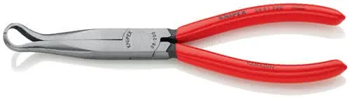 Mechanikerzange L.200mm Form 9 45Grad gew.Ku.-Überzug KNIPEX