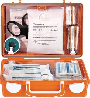 Erste Hilfe Koffer kl.QUICK-CD B260xH170 xT110ca.mm orange SÖHNGEN