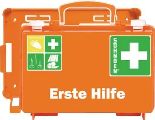 Erste Hilfe Koffer kl.QUICK-CD B260xH170 xT110ca.mm orange SÖHNGEN – Bild 2