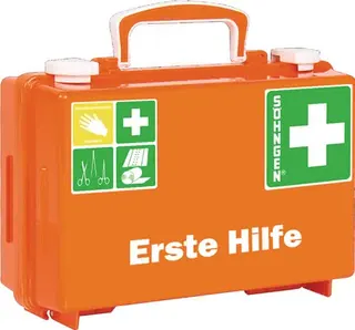 Erste Hilfe Koffer kl.QUICK-CD B260xH170 xT110ca.mm orange SÖHNGEN – Bild 3