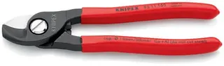 Kabelschere L.165mm Ku.-Überzug KNIPEX m.Ku.-Überzug KNIPEX m.Klemmschutz