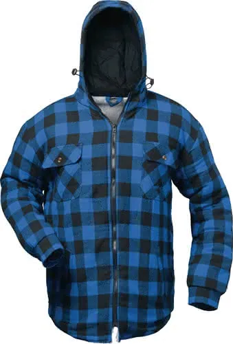 Thermohemd Alberta Gr.M blau/schwarz kar iert CRAFTLAND