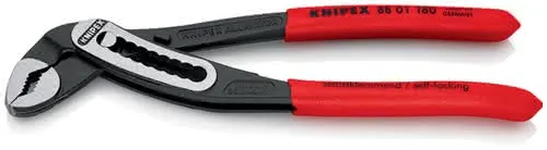 Wasserpumpenzange Alligator® L.180mm Spann-W.36mm pol.Ku.-Überzug KNIPEX