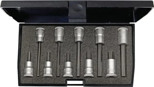 Steckschlüsselsatz IN 30 LKM 10-tlg.3/8 Zoll 4-10mm f.i6-KT.-Schr.GEDORE