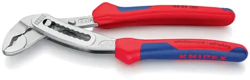 Wasserpumpenzange Alligator® L.180mm Spann-W.36mm verchr.2K-Hülle KNIPEX
