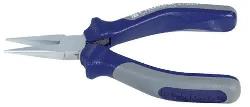 Elektronikspitzzange Gesamt-L.130mm ger.verchr.Mehrkomp.-Hülle PROMAT