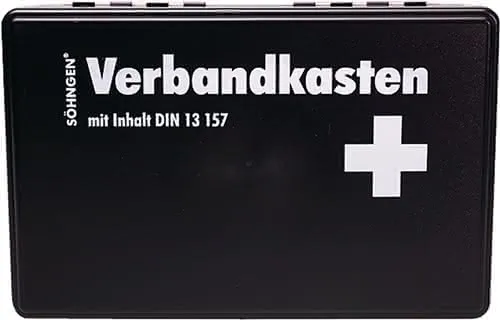 Betriebsverbandkasten,kl.KIEL B260xH160x T80ca.mm schwarz SÖHNGEN