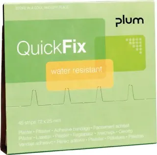 Pflasterspender QuickFix 1 B230xH135xT32 ca.mm grün PLUM