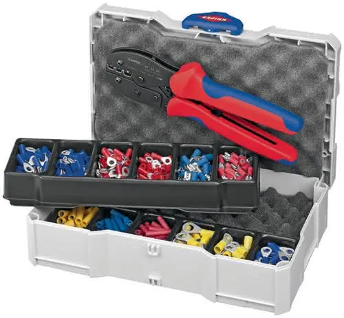 Kabelverbindersortiment 286-tlg.0,5-6 mm² Ku.-Box KNIPEX