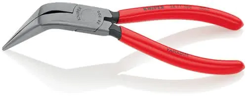 Mechanikerzange L.200mm Form 7 70Grad gew.Ku.-Überzug KNIPEX