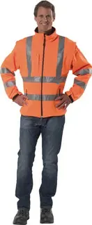 Warnschutz-Softshelljacke Gr.XL orange P REVENT