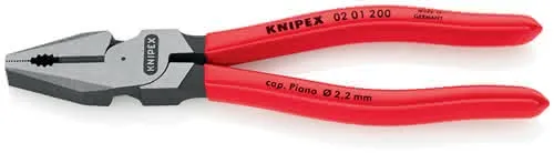 Kraftkombizange L.200mm pol.Ku.-Überzug KNIPEX