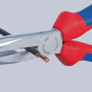 Flachrundzange L.200mm pol.ger.Mehrkomp.-Hülle KNIPEX – Bild 4