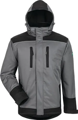 Wintersoftshelljacke Ajax Gr.M grau/schw arz ELYSEE